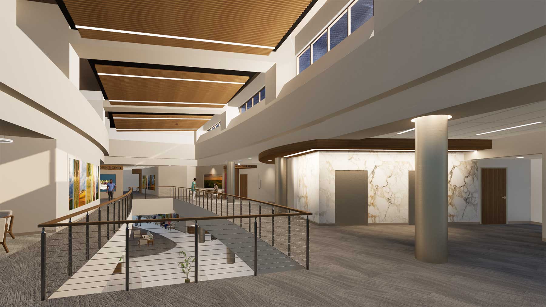 Second floor lobby